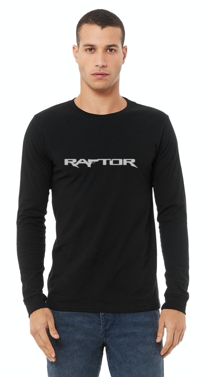 Black Long Sleeve Raptor T